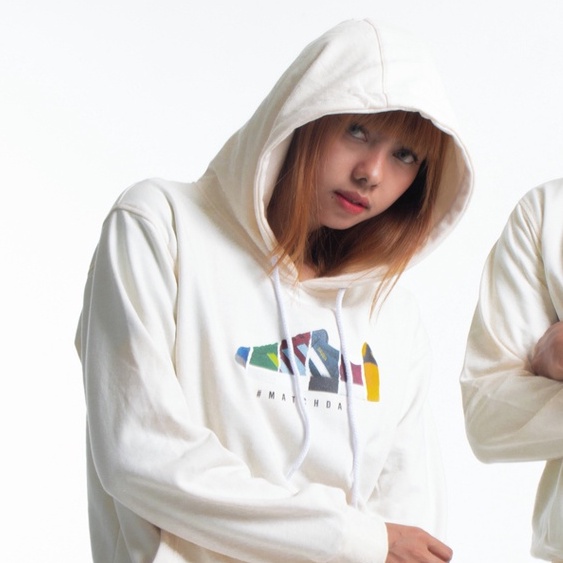 Jaket Sweater Hoodie Hooligans - Cream Match Day| Sweater Hooligans | Sweater Hoodie | Trend - Styli