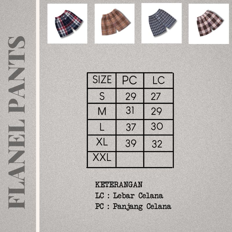 FLANEL PANTS - Promo 10.10 Celana kain nyaman Anak Cewek Cowok Flanel Import Laki Perempuan Lucu Murah 1-6 Tahun