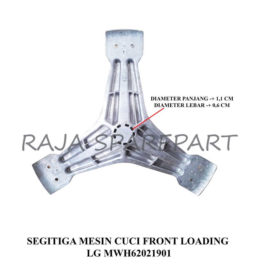 SEGITIGA MESIN CUCI FRONT LOADING LG MWH62021901