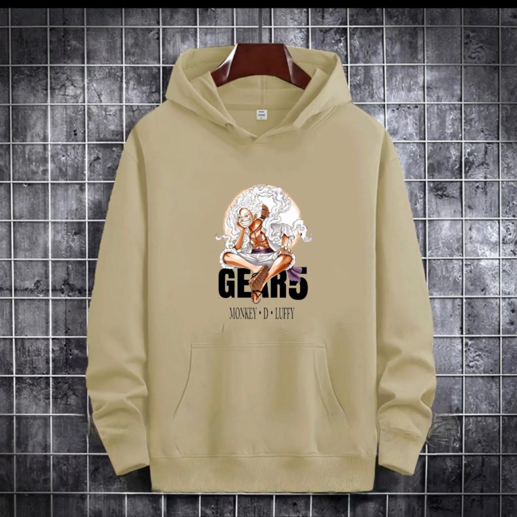 SWEATER HOODIE GEAR5 ONE PIECE / HOODIE MURAH TERLARIS / HOODIE UNISEX / HOODIE PRINTING