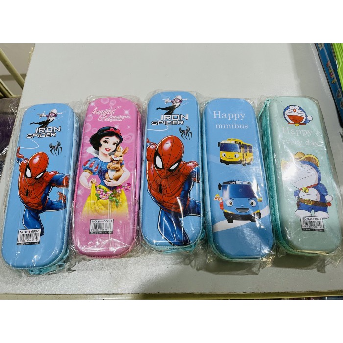 

pencil case kaleng sleting motif disney satuan OLS76