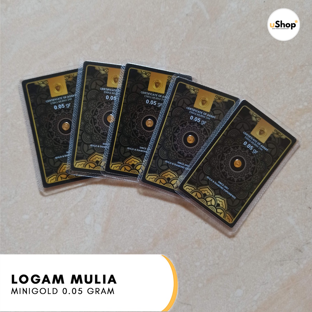 Emas Logam Mulia Minigold 0.05 gram