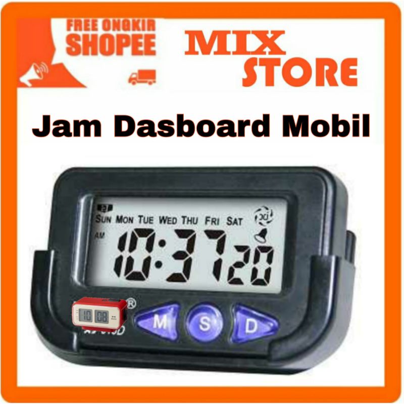 Jam Mobil Mini Digital Jam Meja Mini Digital Jam Digital Dashboard Mobil