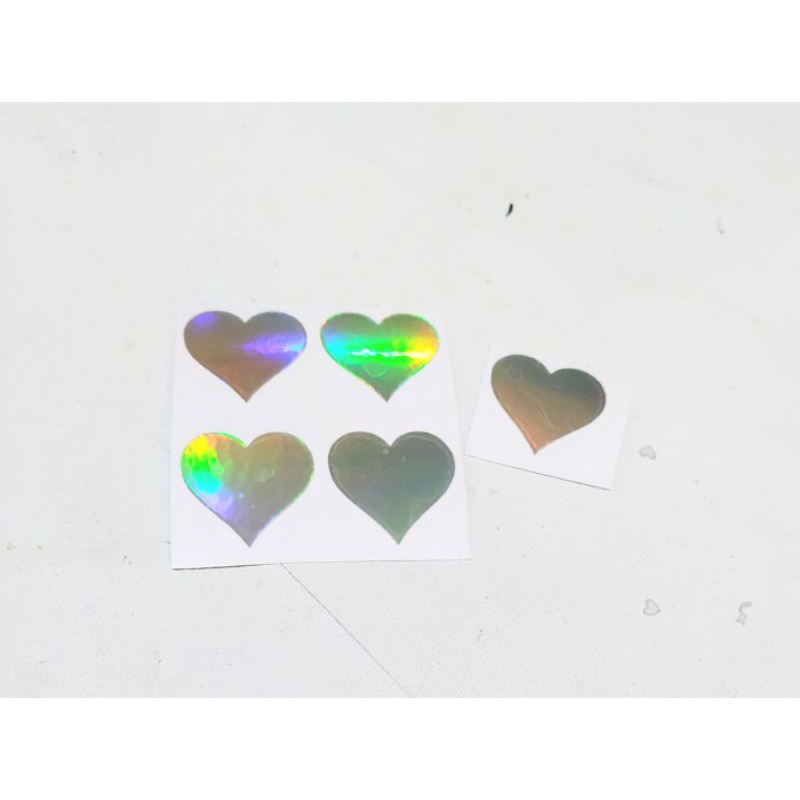 

Sticker Hologram Love Sticker Heart