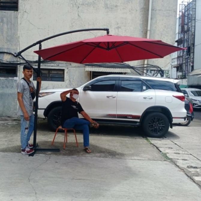 payung tenda gantung/ payung shower angsa, payung pantai , cafe, taman
