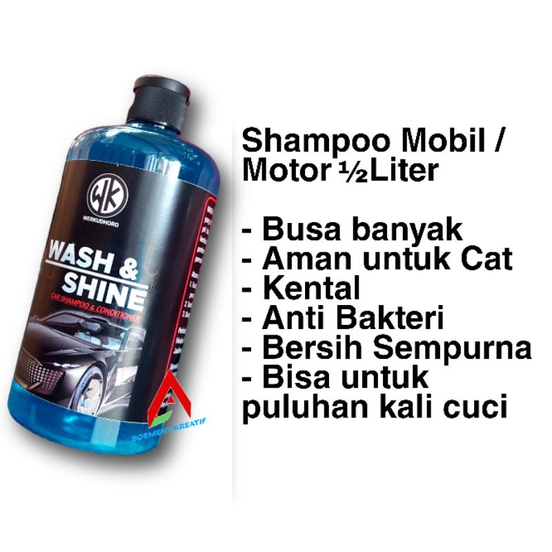 Shampoo Mobil Salju / Shampoo Steam Salju / Shampoo Wash &amp; Shine WK / Shampoo Motor