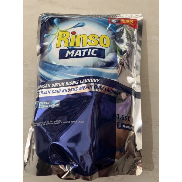 detergen cair RINSO MATIC 1.65L ECER 1biji