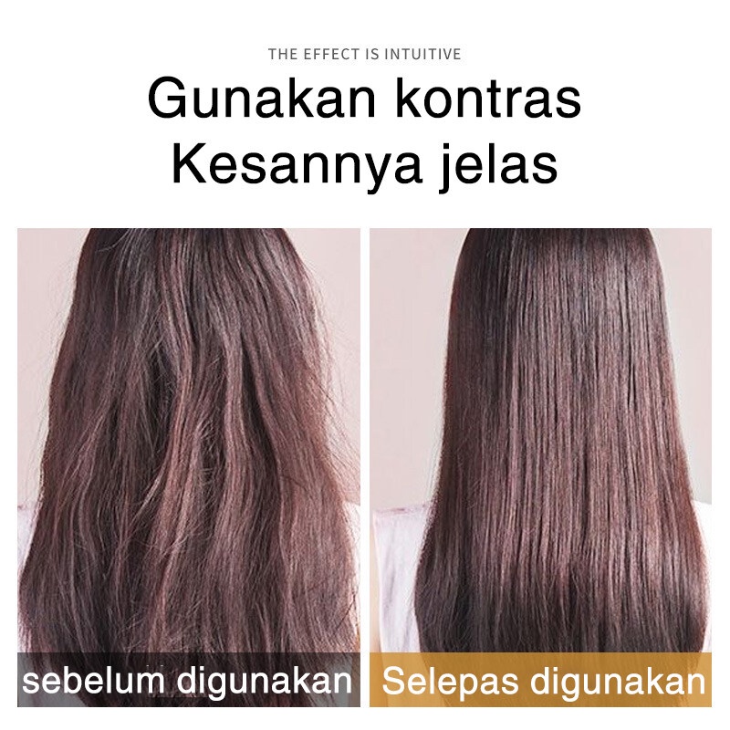 [ Asli 100% ] Hair mask masker rambut keratin Pelurus rambut Tanpa perm rambut Memperbaiki rambut yg bercabang dan kering Jaga rambut lembab dan halus