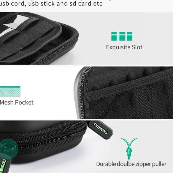 UGREEN Hardisk Pouch Case Storage Travel Sarung HDD Hard Case 40707