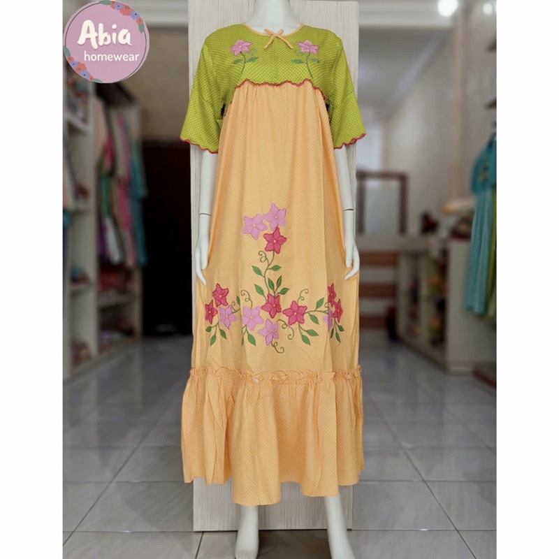 Daster Bordir Malang Katun Jepang - Busui Friendly