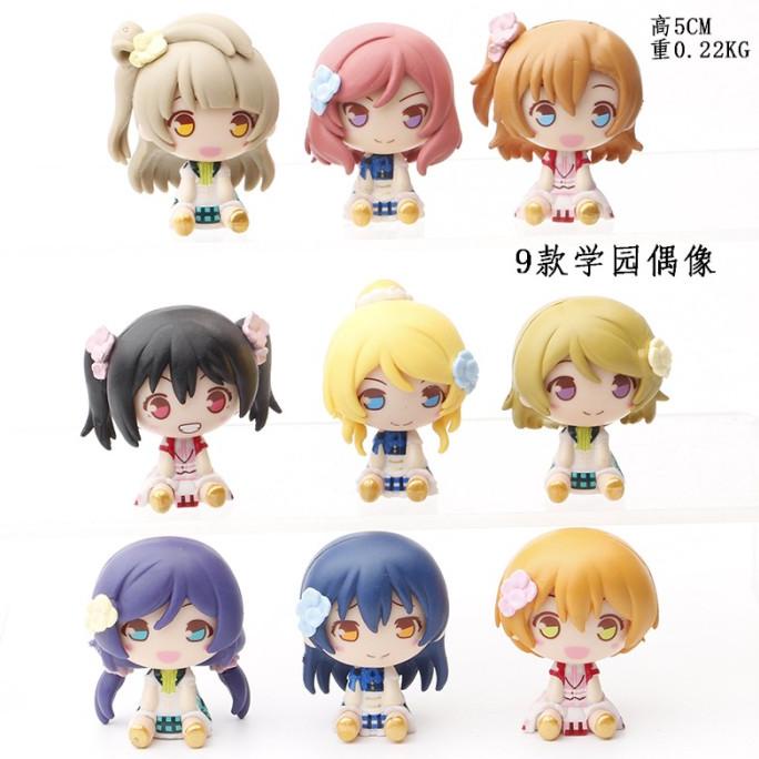 9 pcs/set Figure Love Live School Idol Festival Figure Anime Kawaii