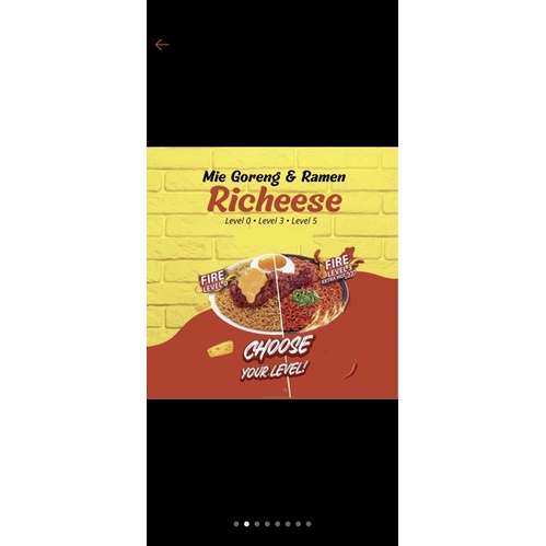 

READY!! Mie Goreng Richeese Keju Viral level 0, level 3 Richeese Ramen level 0 74 Gr Kejunya Wah, Pedesnya Hah READYSTOCK