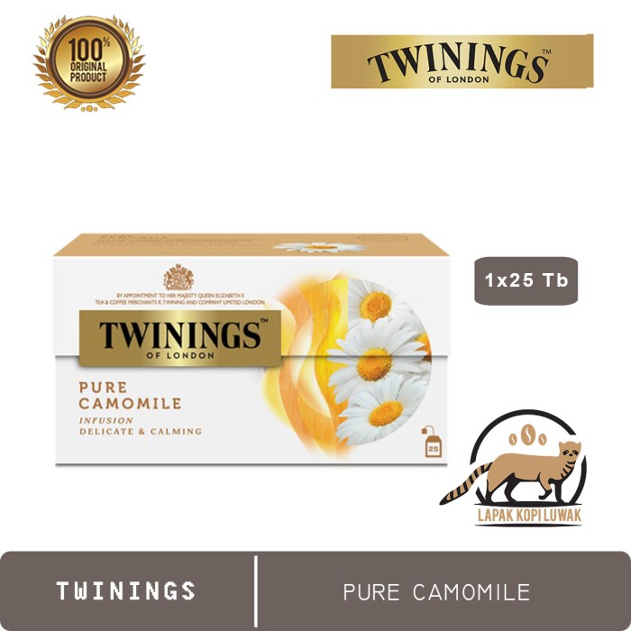 

TWININGS TEA VARIAN PURE CAMOMILE INFUSION