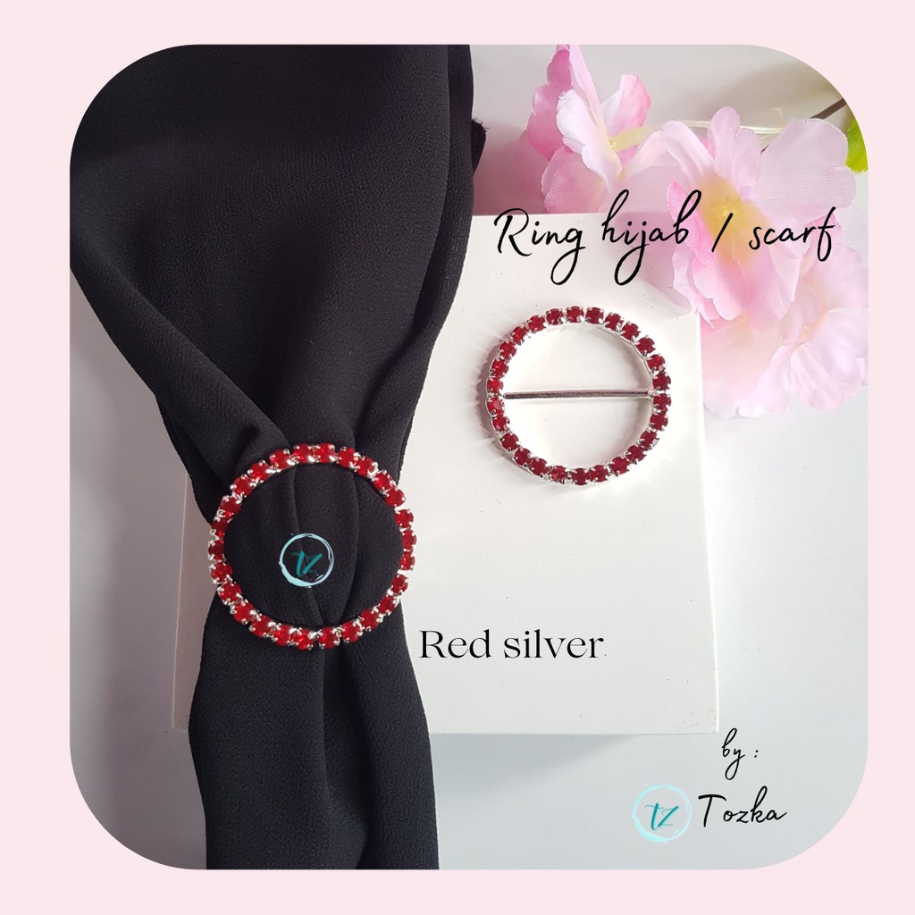 Ring hijab syal I cincin jilbab scarf