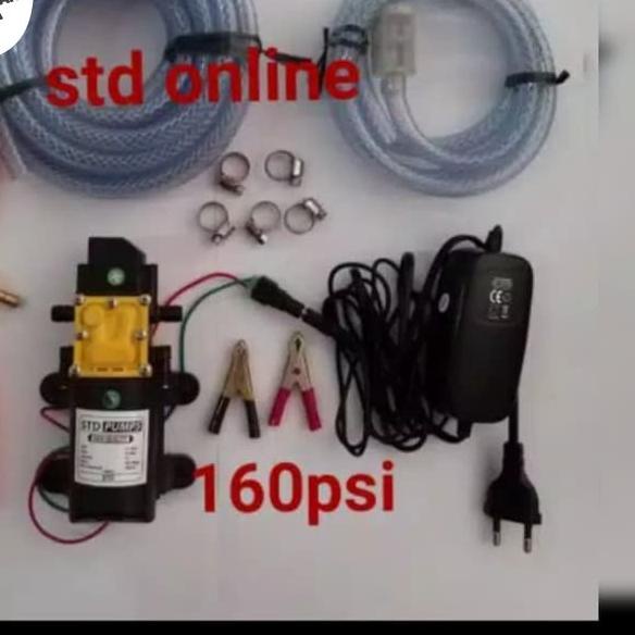 PAKET STEAM DC CUCI MOBIL MOTOR AC HIGH PRESSURE JET CLEANER