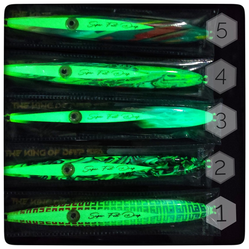 UMPAN PANCING / METAL JIG FIRELOCK SUPER FAST DROP SFD METAL JIG 300 / 400 / 500 / 600 GRAM