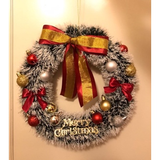christmas mistletoe | pohon natal bulat | hiasan natal | hiasan dinding pintu | christmas decoration