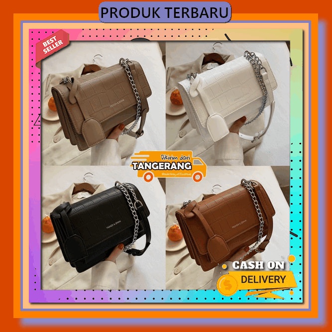 New Tas Slempang Wanita Sling Bag Wanita Muat Hp Thara Terbaru 2022 Tali Rantai Selempang Karakter M