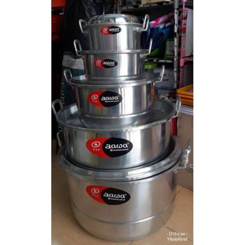 Panci Jawa MASPION GROUP Diameter 18cm 20cm 22cm 24cm 26cm 28cm (Ready 13 Ukuran) Bahan Stainless Te