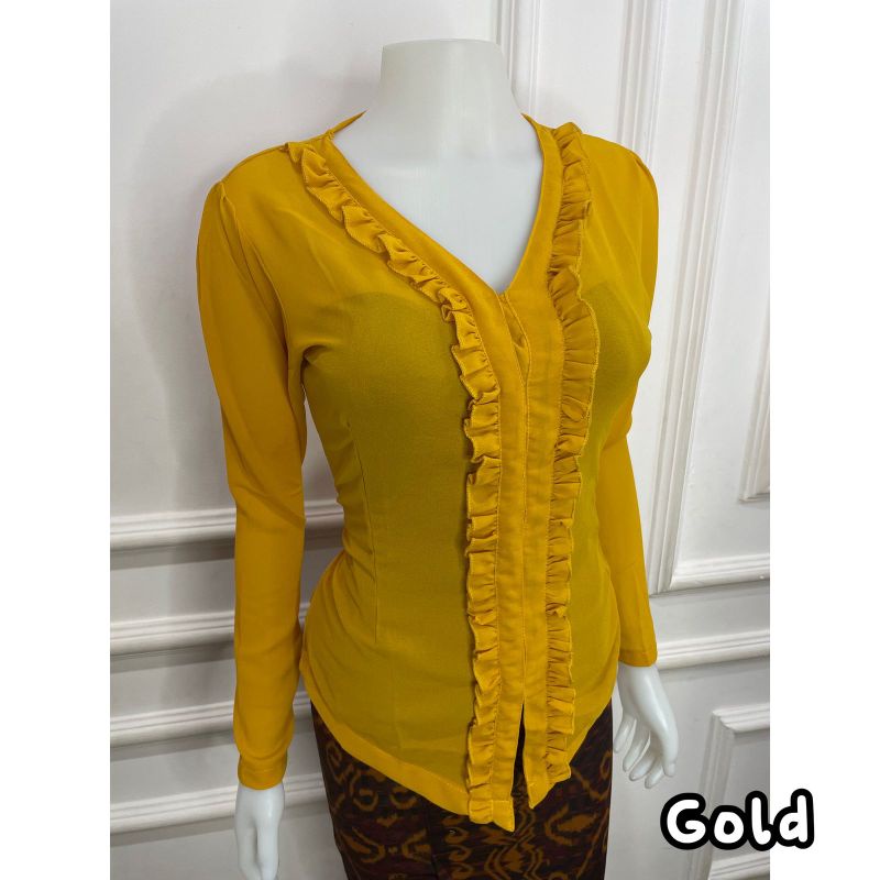 (kebaya saja) kebaya rempel sifon