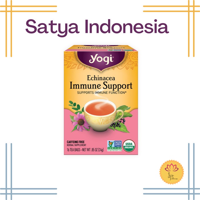 

YOGI TEA ECHINACEA IMMUNE SUPPORT 16 TEA BAGS
