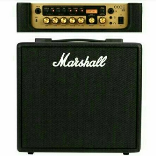 Amplifier Ampli / Amplifier Gitar Marshall Code 25 / Code 25 Original