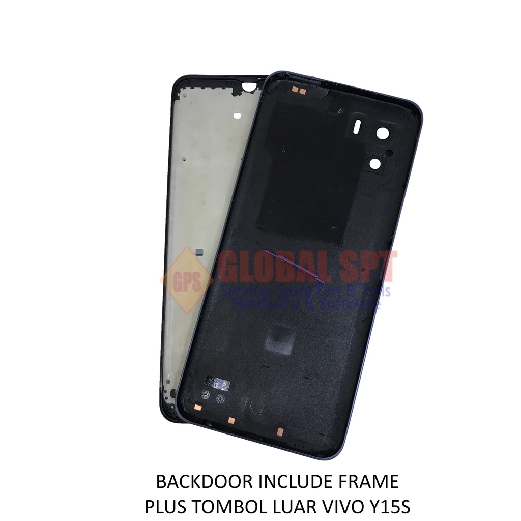 BACKDOOR VIVO Y15S INCLUDE FRAME / BACK COVER / TUTUP BELAKANG