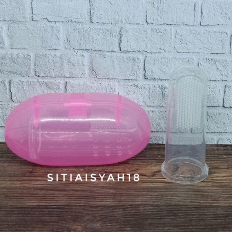 Sikat Gigi Bayi NEWBORN Kids Finger Silicon