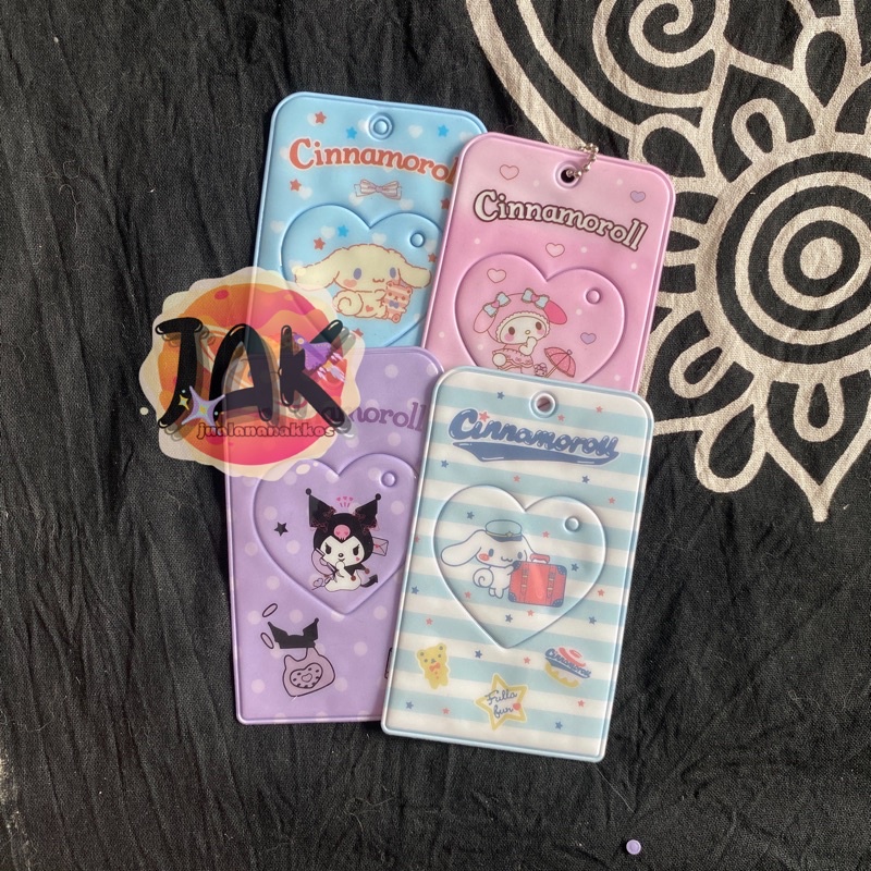 Ready - Photocard Card Holder Kuromi Cinnamoroll Sanrio