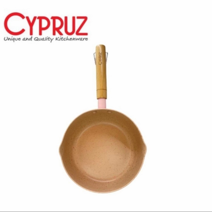 Cypruz SN-0271 Sauce Pan 18cm Color Series Pink Panci Induksi