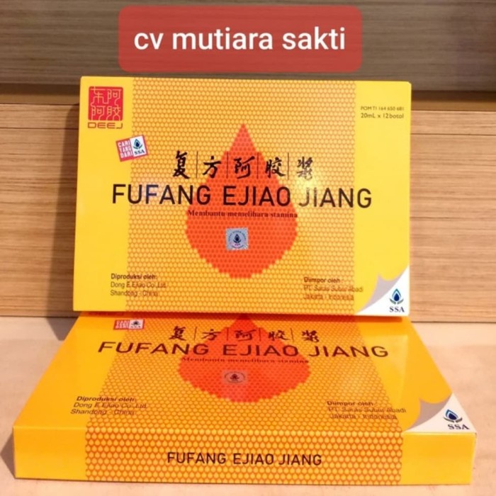Fufang Ejiao Jiang fufang menyembuhkan DBD dan menaikan trombosit