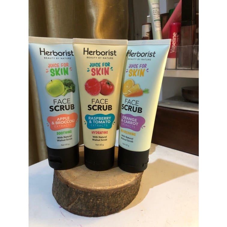 `ღ´ PHINKL `ღ´ Herborist Juice Body Scrub angkat daki scrubbing peeling menghaluskan