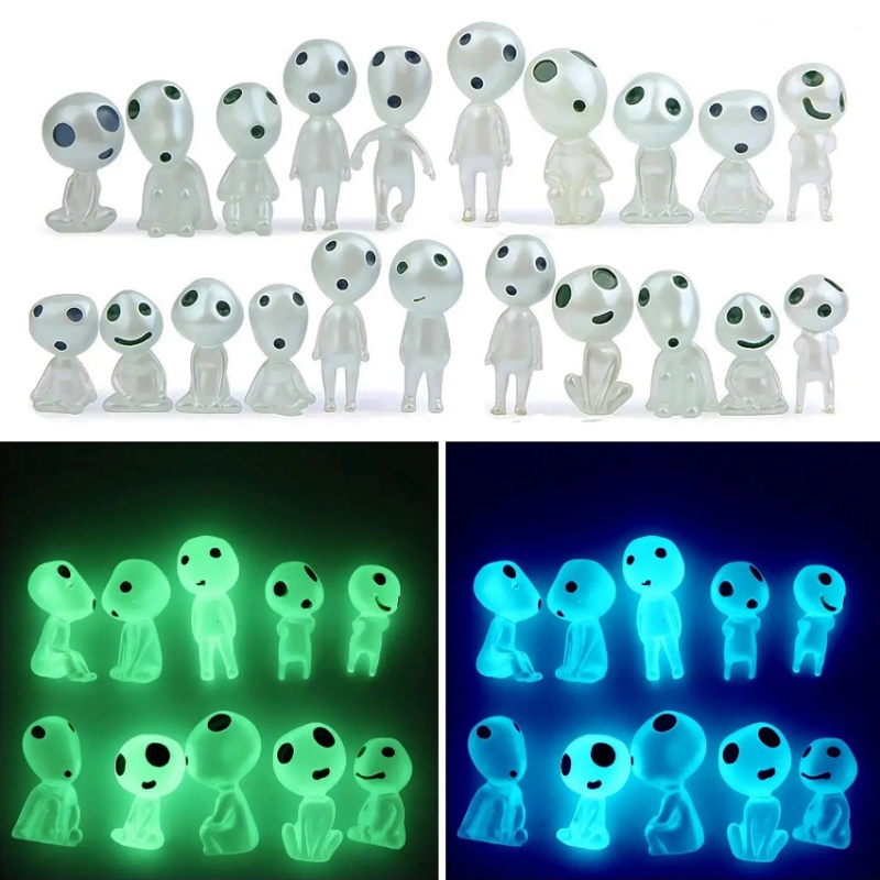 10 / 20 Pcs Miniatur Pohon Cemara Luminous Untuk Aksesoris Taman
