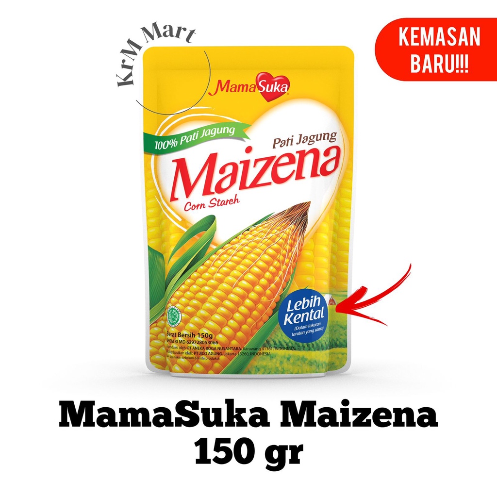 Jual MamaSuka Maizena 150 Gr Corn Starch Pati Jagung Maisena Kanji Tapioka Shopee Indonesia