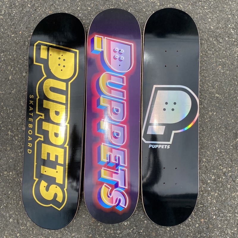 Puppets FOIL hollowgraphic foil skateboard OG logo New deck 2022 jauh lebih bagus daripada blank