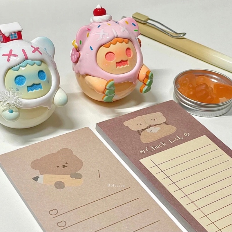 

[DOLCA] Brownie Aesthetic Memo Pad Catatan Memo Notes SB001