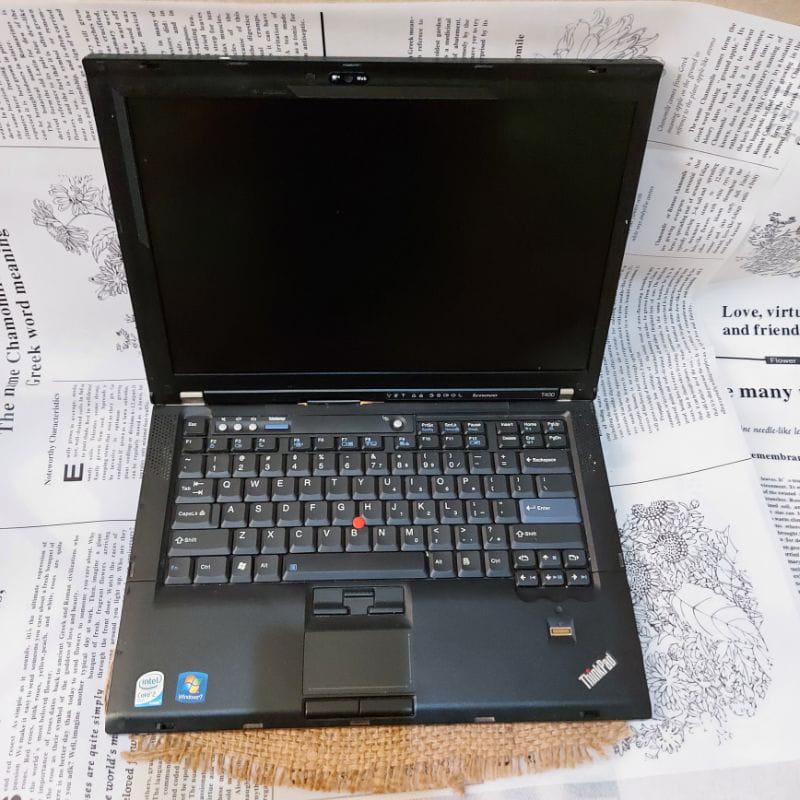 Promo ! Laptop seken Murah Core 2 duo Lenovo Dell x200 e6400 e43 T400 Kokoh Bergaransi