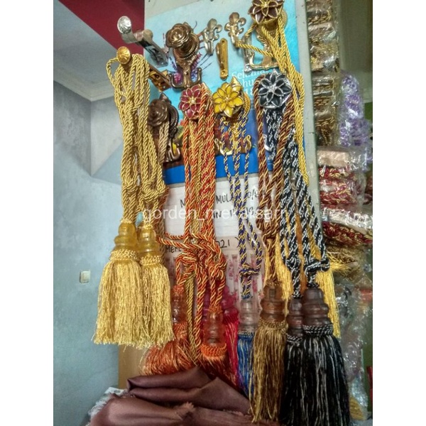 Tali gorden/tali tasel gorden/tali gorden rumbay/tasel kristal/tali