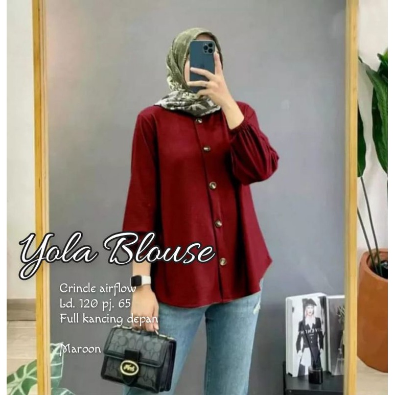 YOLA BLOUSE WANITA TERBARU