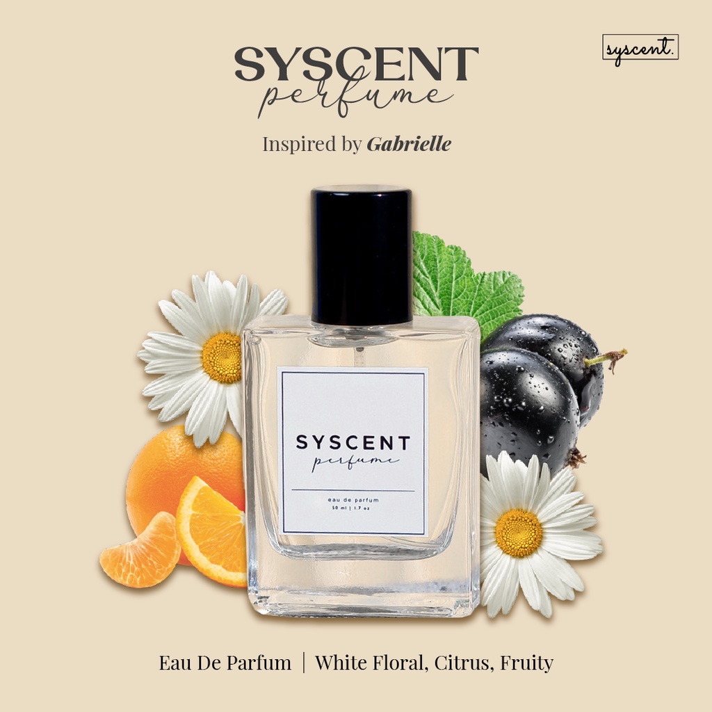 SYSCENT PERFUME Inspired Gabrielle (Parfum Wanita / Parfum Unisex)