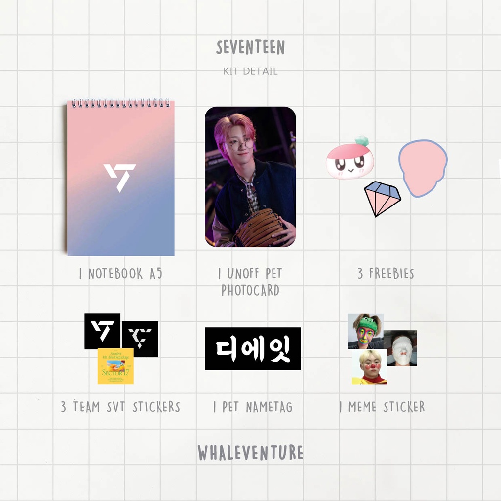 

NOTEBOOK SEVENTEEN A5 | SEVENTEEN NOTEBOOK A5 | SEVENTEEN KIT | BUKU SEVENTEEN | Notebook KPOP | CARAT NOTEBOOK