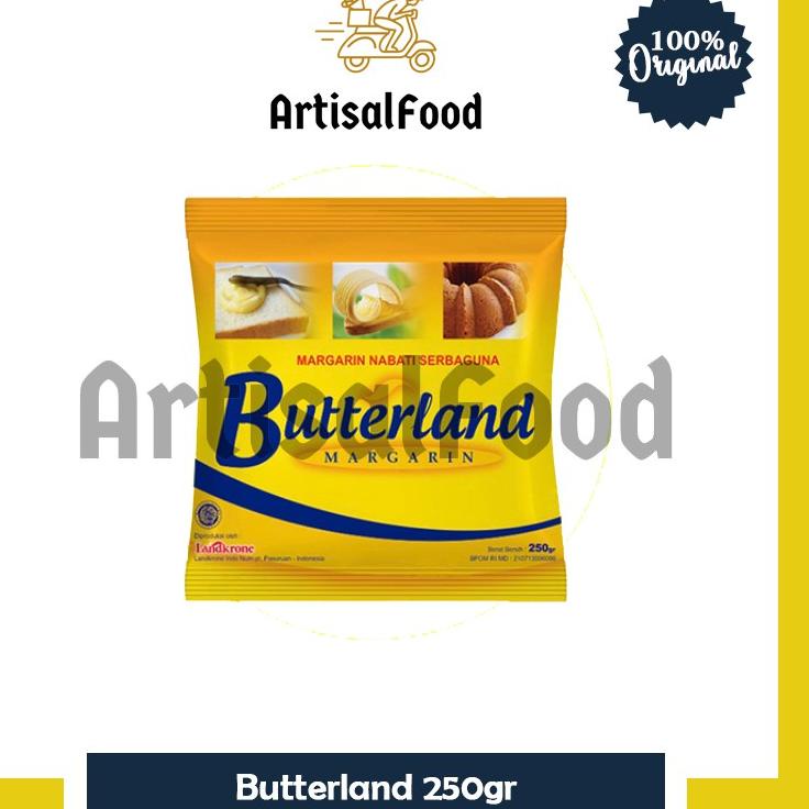 

ㅊ Butterland Sachet 250gr 250 gr Margarine margarin mentega kuning spt blueband ..,..