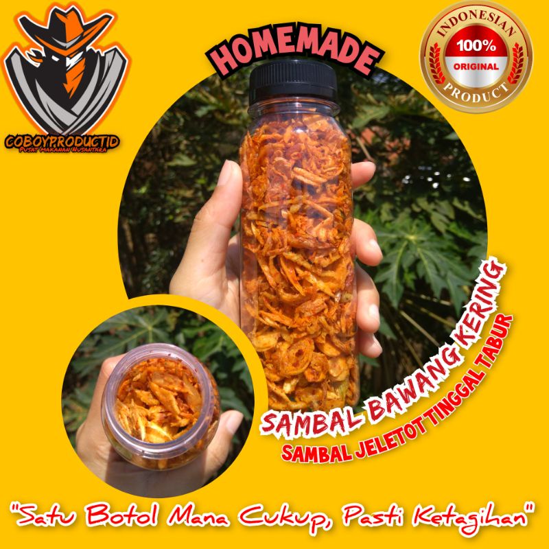 

SAMBAL KERING/TABUR BAWANG GORENG UDANG/TERI/DAUN JERUK - 100 GRAM