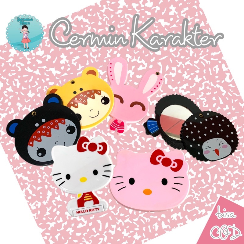 Cermin/Kaca/Cermin Make Up/Kaca Make Up/Cermin Kecil/Kaca Murah/Cermin Murah