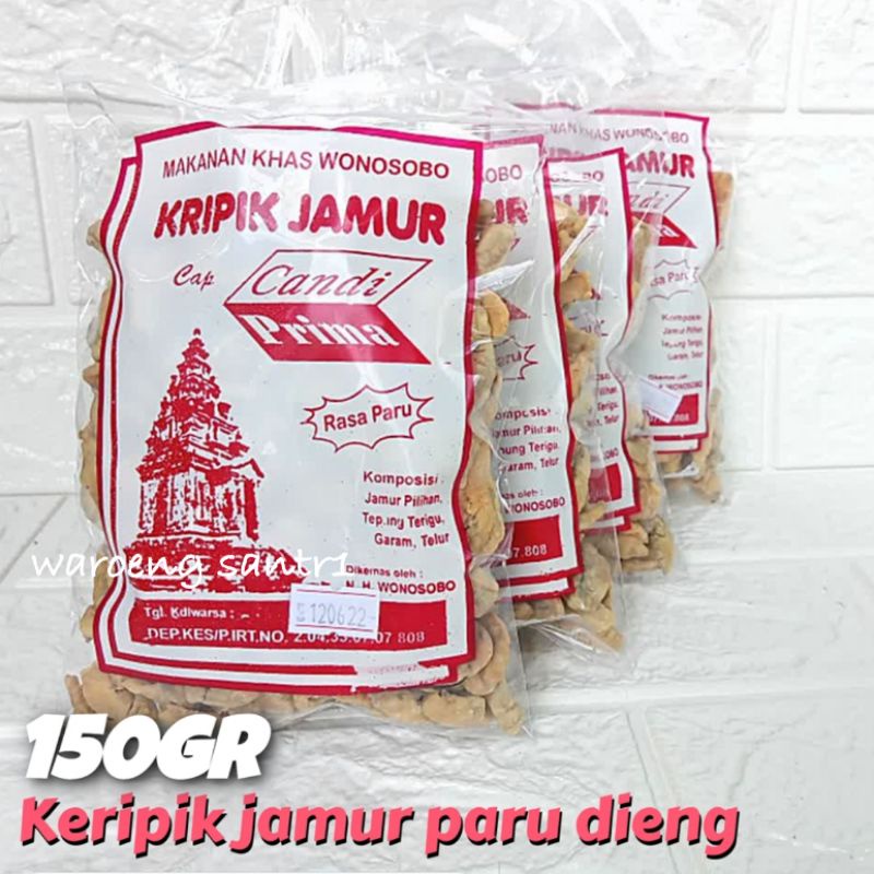 

Keripik jamur kancing paru dieng WSB 150gram