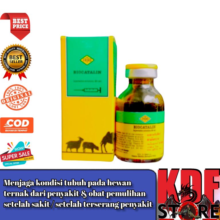 Biocatalin 100ml - vitamin obat ayam peningkat stamina