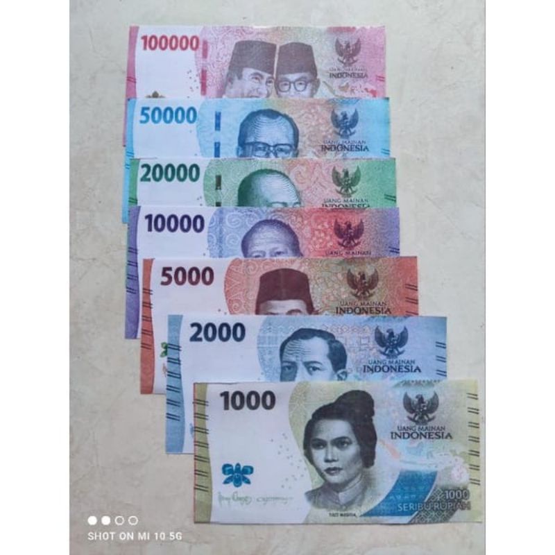 Uang Mainan atau Replika (1bks isi 25pcs)