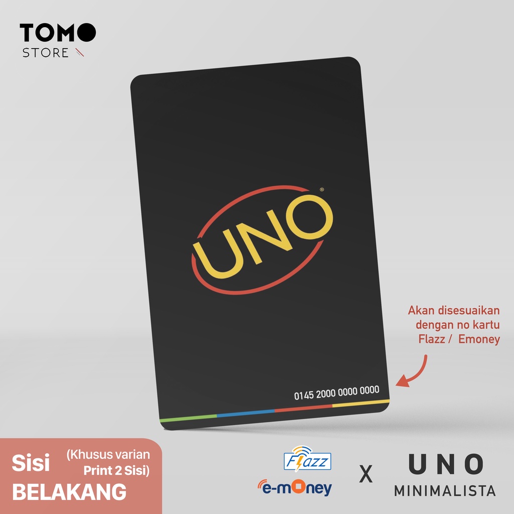 UNO Minimalista - Uang Elektronik Kartu Flazz BCA Gen 2 / Emoney E-money Etoll E-toll Mandiri / BRI Brizzi / BNI Tapcash