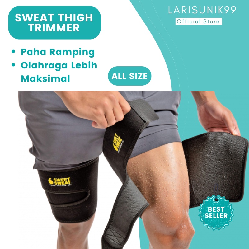 Korset Paha Kaki Sweat Thigh Trimmer Korset Pembakar Lemak Perlengkapan Olahraga Pelangsing Paha