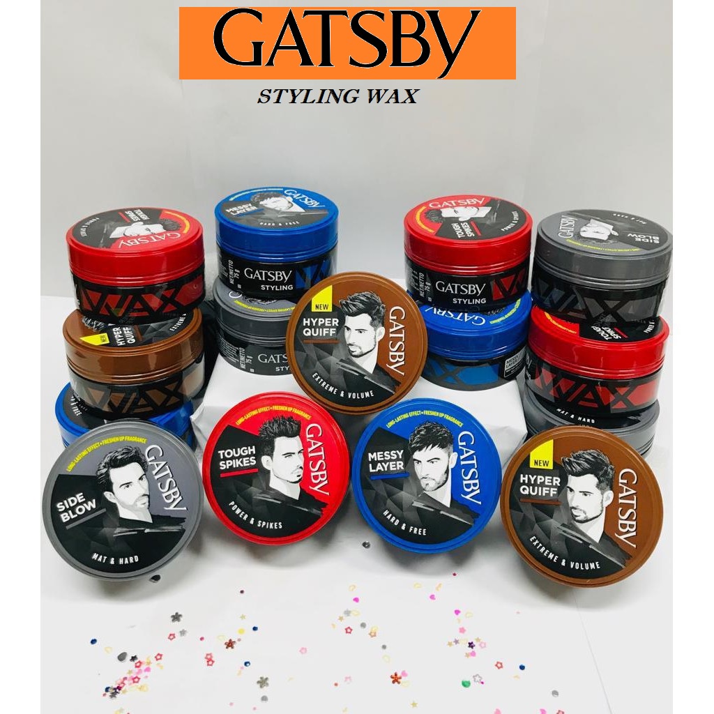 [ORI 75 GR] Gatsby Styling Wax Harajuku Volume Mat &amp; Hard / Extreme Volume / Power Spike / Hard Free